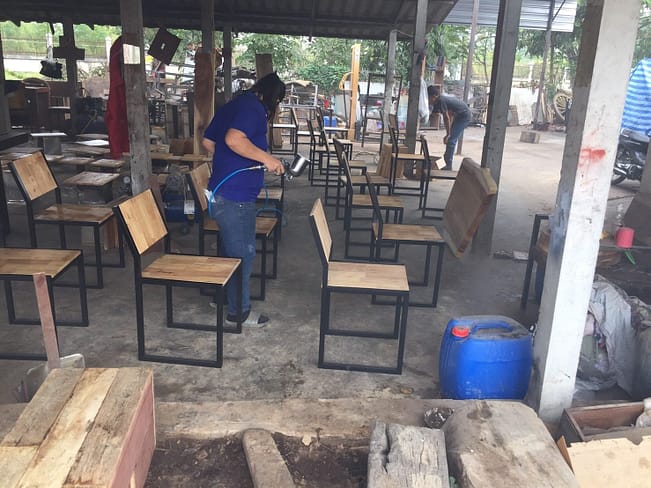 Restaurant wood tables shop wholesale